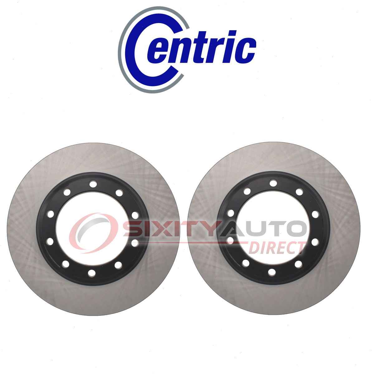2 pc Centric Premium Front Disc Brake Rotor for 2005-2020 Hino 268 – Braking sj