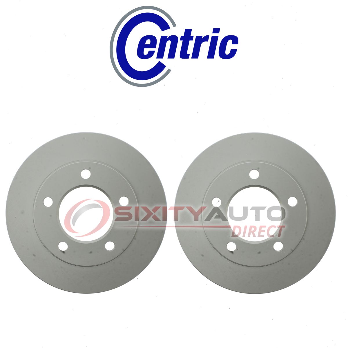 2 pc Centric GCX Front Disc Brake Rotor for 1976-1986 Jeep CJ7 – Braking pc