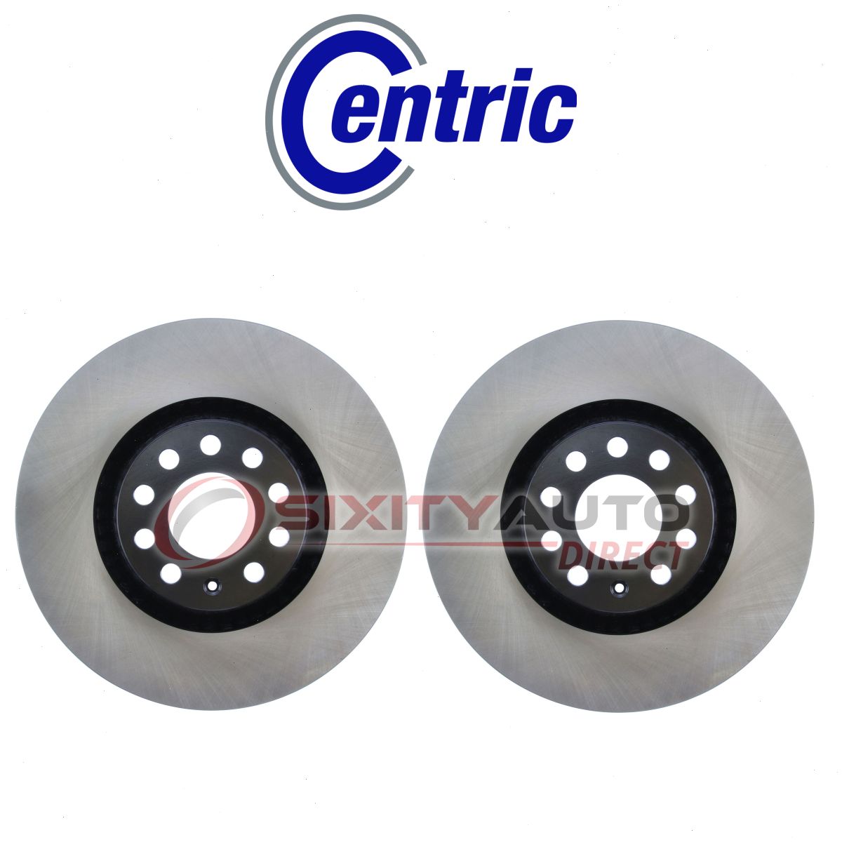 2 pc Centric Premium Front Disc Brake Rotor for 2011 Seat Exeo – Braking rm