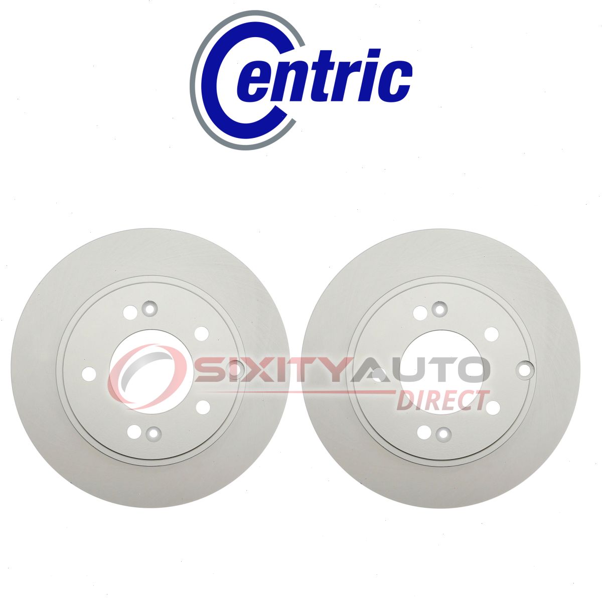 2 pc Centric GCX Rear Disc Brake Rotor for 2014-2016 Kia Cadenza – Braking fi