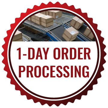1-day order processing