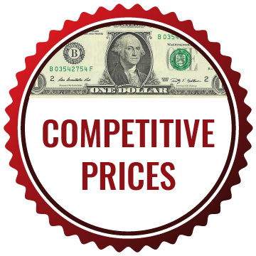 low, competitive prices